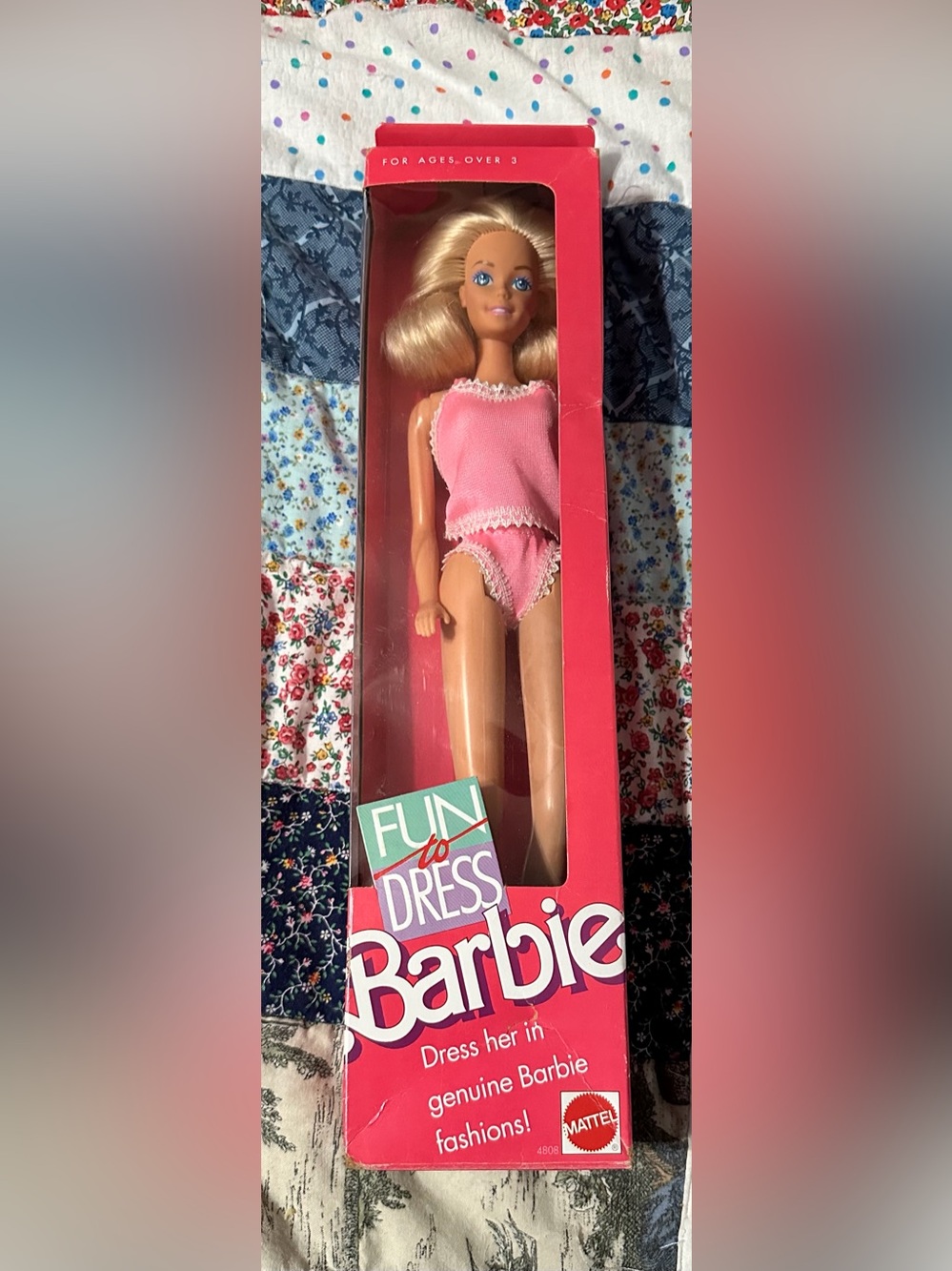 Vintage Mattel 1989 Fun to Dress Barbie NIB